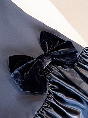 Colestore Valentino Crepe Couture Short Dress for Woman in Black  - 3
