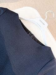 Colestore Valentino Crepe Couture Short Dress for Woman in Black  - 2