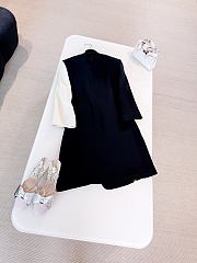 Colestore Valentino Garavani bow-detail Midi Dress Black - 4