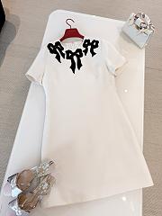 Colestore Valentino Garavani Bow Shantung Silk Mini Dress - 3
