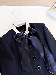 Colestore Valentino Crepe Couture Short Dress for Woman in Black/champagne - 6
