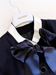 Colestore Valentino Crepe Couture Short Dress for Woman in Black/champagne - 5
