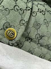 Colestore Gucci Monogram Padded Down Vest Olive Green - 2