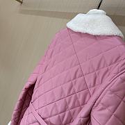 Colestore Chanel Lambskin Shearling Down Jacket Pink - 6