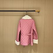 Colestore Chanel Lambskin Shearling Down Jacket Pink - 5