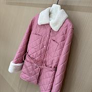 Colestore Chanel Lambskin Shearling Down Jacket Pink - 3