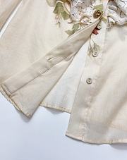 Colestore Zimmermann Hypnotic Ramie Lace Tux Shirt Cream Cascade - 4