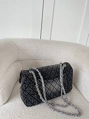 Colestore Chanel Jumbo Denimpressions Flap Bag Denim 33x22x8cm - 4