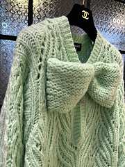 Colestore Chanel Fall-Winter 2025/26 Short Dress Mohair & Wool Light Green - 3