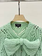 Colestore Chanel Fall-Winter 2025/26 Short Dress Mohair & Wool Light Green - 2