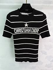 Colestore Dior Marinière Short-Sleeved Sweater Cotton Knit - 4