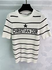 Colestore Dior Marinière Short-Sleeved Sweater Cotton Knit - 3
