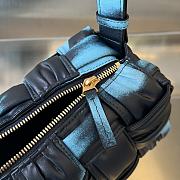Colestore Bottega Veneta Small Brick Cassette Black and Blue tie-dye 23x10.5x10cm - 4
