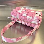 Colestore Bottega Veneta Small Brick Cassette Pink and White tie-dye 23x10.5x10cm - 6