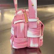 Colestore Bottega Veneta Small Brick Cassette Pink and White tie-dye 23x10.5x10cm - 5