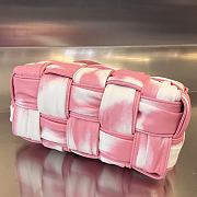 Colestore Bottega Veneta Small Brick Cassette Pink and White tie-dye 23x10.5x10cm - 2