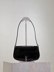 Colestore YSL Saint Laurent Mini Voltaire in Patent Leather Black 17.5×13.5×5cm - 1