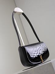 Colestore YSL Saint Laurent Mini Voltaire in Patent Leather Black 17.5×13.5×5cm - 6