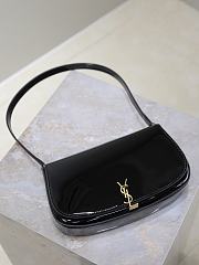 Colestore YSL Saint Laurent Mini Voltaire in Patent Leather Black 17.5×13.5×5cm - 3
