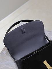 Colestore YSL Saint Laurent Mini Voltaire in Patent Leather Black 17.5×13.5×5cm - 2