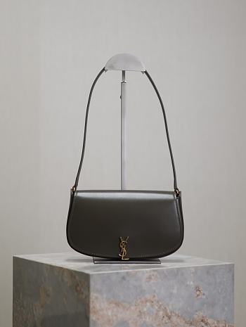 Colestore YSL Saint Laurent Mini Voltaire in Box Saint Laurent Grey 17.5×13.5×5cm