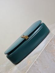 	 Colestore YSL Saint Laurent Mini Voltaire in Box Saint Laurent Dark Teal 17.5×13.5×5cm - 5