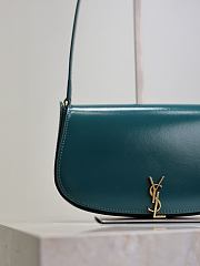	 Colestore YSL Saint Laurent Mini Voltaire in Box Saint Laurent Dark Teal 17.5×13.5×5cm - 4