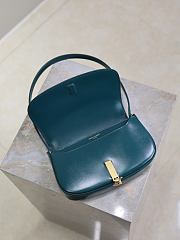 	 Colestore YSL Saint Laurent Mini Voltaire in Box Saint Laurent Dark Teal 17.5×13.5×5cm - 3