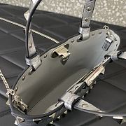 Colestore Valentino Garavani Rockstud Metallic Silver Tote Bag 18.5x12.5x5.5cm - 2