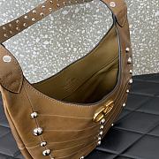 Colestore Valentino Garavani stud-embellished Vlogo shoulder bag Caramel 28x21.5x3cm - 6