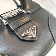 Colestore Prada Moon Padded Leather Bag in Leather Black 16x7.5x22.5cm - 3