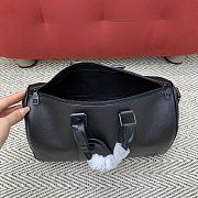Colestore Louis Vuitton Keepall Shoulder Bag 35 Black Waxed calfskin M15249 34 x 21 x 16cm - 5