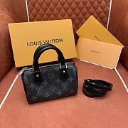 Colestore Louis Vuitton Nano Speedy Bag Monogram Eclipse pattern M26573 16 x 10 x 7.5cm - 1