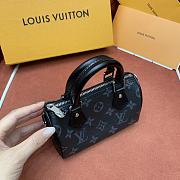Colestore Louis Vuitton Nano Speedy Bag Monogram Eclipse pattern M26573 16 x 10 x 7.5cm - 3