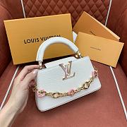 Colestore Louis Vuitton Capucines East-West Mini Bag Quartz White M14393 22 x 12 x 8cm - 5
