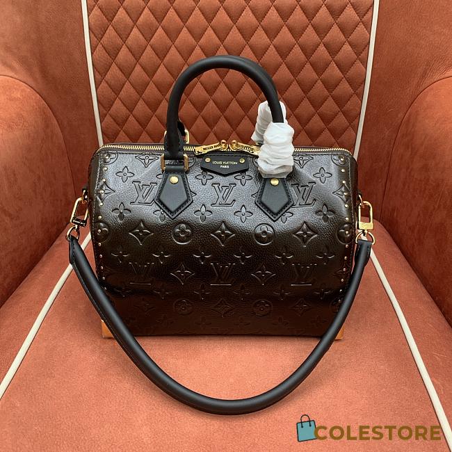 Colestore Louis Vuitton Speedy Trunk 25 Acajou Calfskin leather M26392 27 x 20 x 15cm - 1