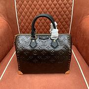 Colestore Louis Vuitton Speedy Trunk 25 Acajou Calfskin leather M26392 27 x 20 x 15cm - 5