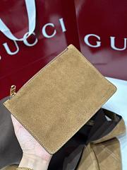 Colestore Gucci Softbit maxi shoulder bag in brown suede 46x26x16cm - 6