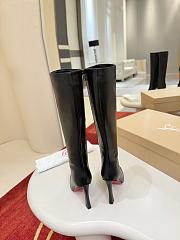 Colestore Christian Louboutin CL Condora Botta Calf Leather Black 10cm - 3