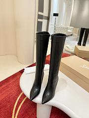 Colestore Christian Louboutin CL Condora Botta Calf Leather Black 10cm - 4