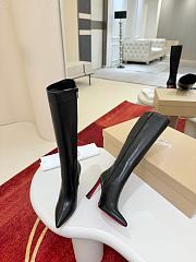 Colestore Christian Louboutin CL Condora Botta Calf Leather Black 10cm - 6