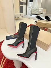 Colestore Christian Louboutin CL Condodo Botta Calf Leather Black 10cm - 1
