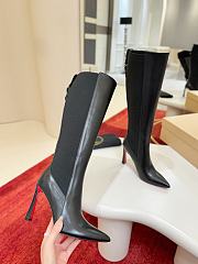 Colestore Christian Louboutin CL Condodo Botta Calf Leather Black 10cm - 6