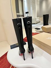 Colestore Christian Louboutin CL Condodo Botta Calf Leather Black 10cm - 4