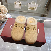 Colestore Gucci Women's Mule with Horsebit in Beige GG suede - 1