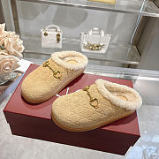 Colestore Gucci Women's Mule with Horsebit in Beige GG suede - 4