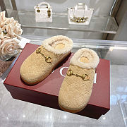 Colestore Gucci Women's Mule with Horsebit in Beige GG suede - 3