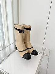 Colestore Chanel Low-cut Boots Sheepskin Beige - 4