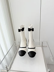 Colestore Chanel Low-cut Boots Sheepskin White - 5