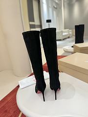 Colestore Christian Louboutin Kate Botta Boots Veau velours Black 10cm - 6